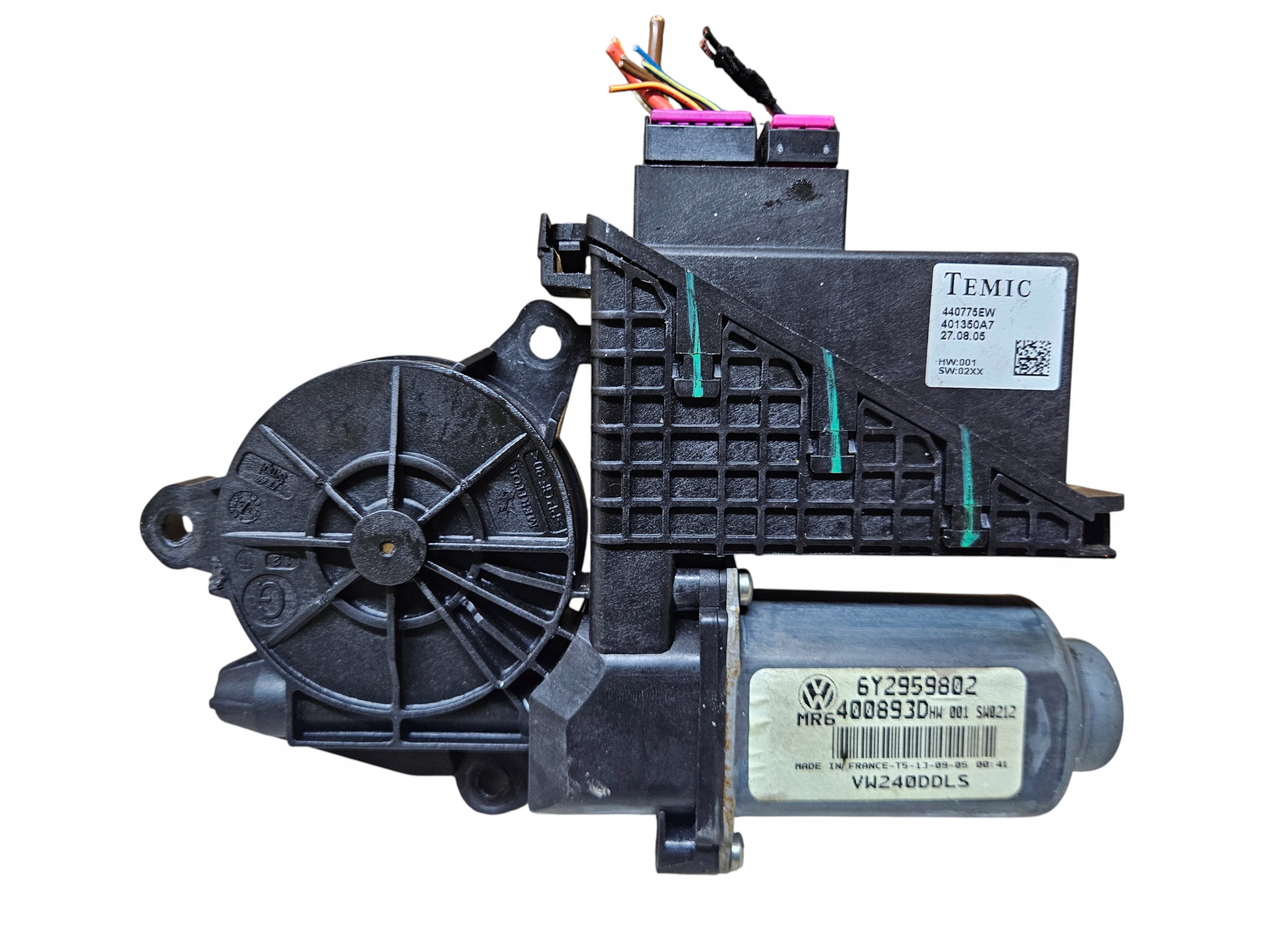 Vindusheismotor venstre foran Skoda/VW OE 6Y2959802 18327260763 main