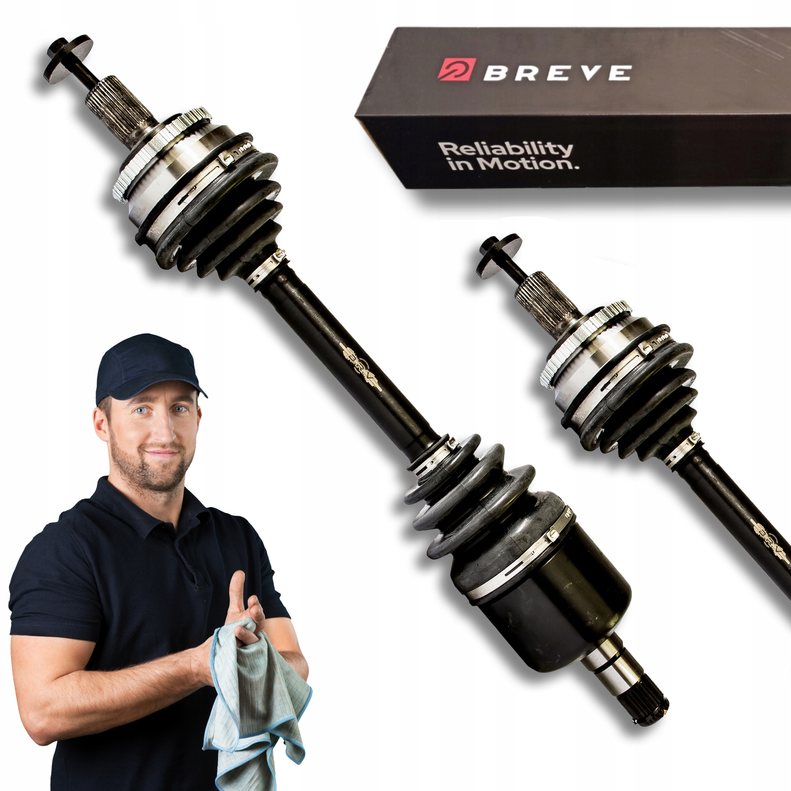Venstre drivaksel BRV Volvo V70 II (285) 2.4 D / 2.4 i automat, ny – 523 mm 8252037 5524788810 main